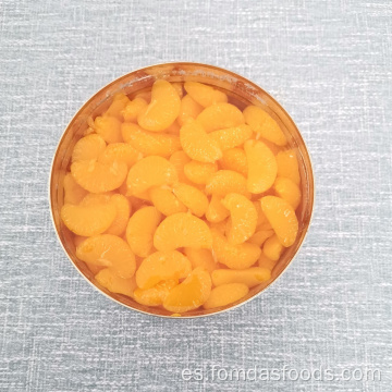 OEM A10 Mandarin Naranja Segmentos enteros en jarabe